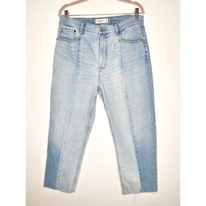 Abercrombie & Fitch Jeans Curve Love Ankle Straight Ultra High Rise Size 16S/33